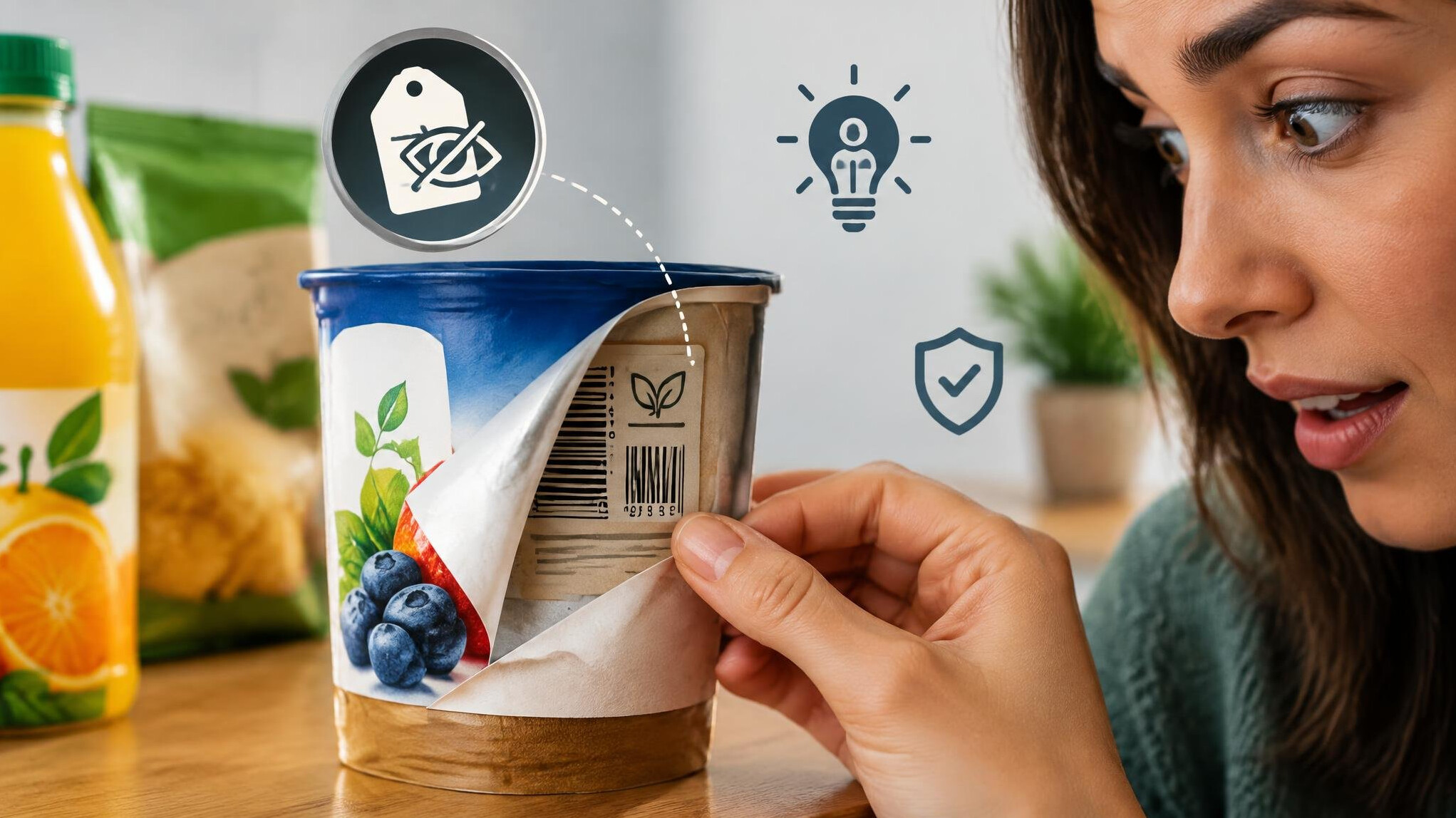 hidden product labels