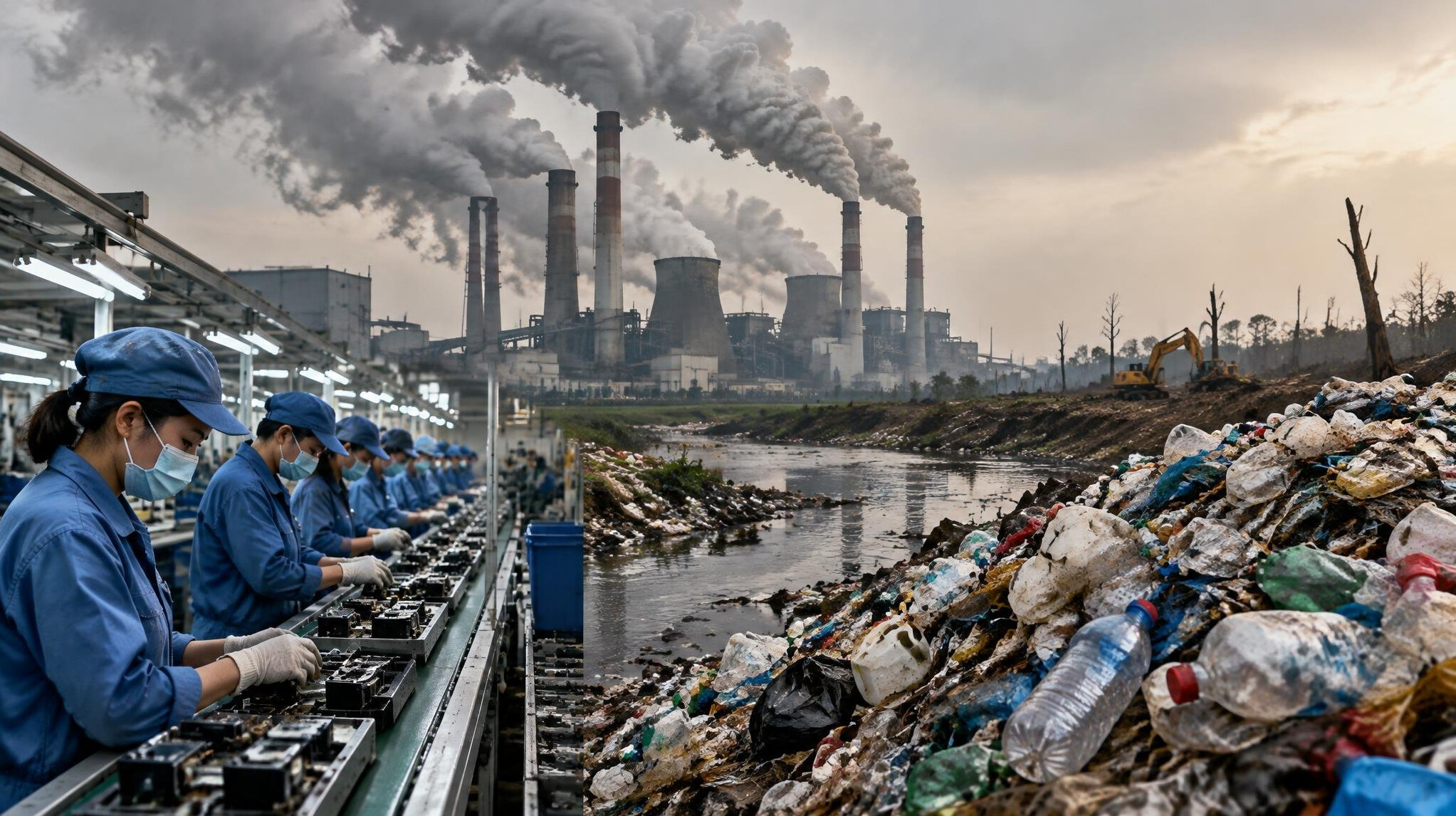 factory pollution smoke