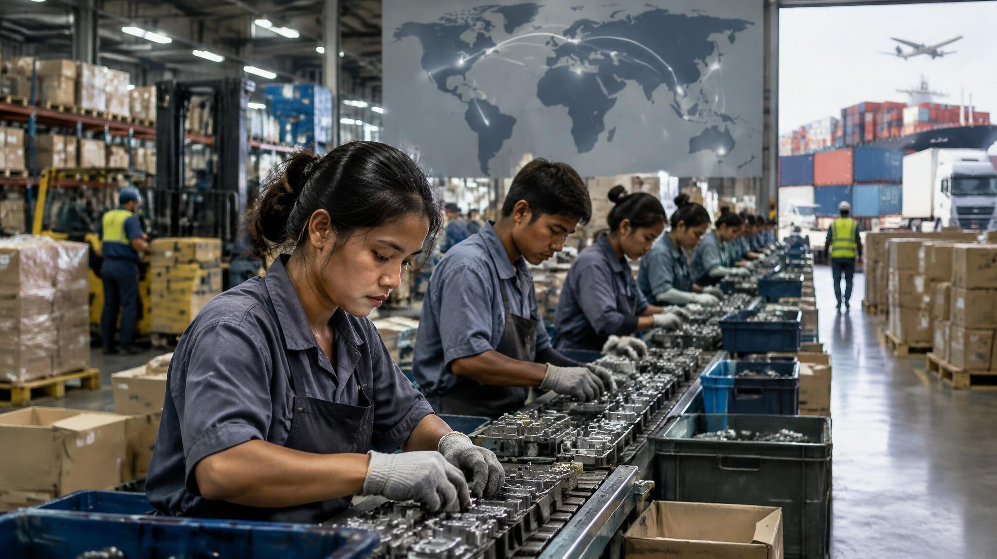 global supply chain factory